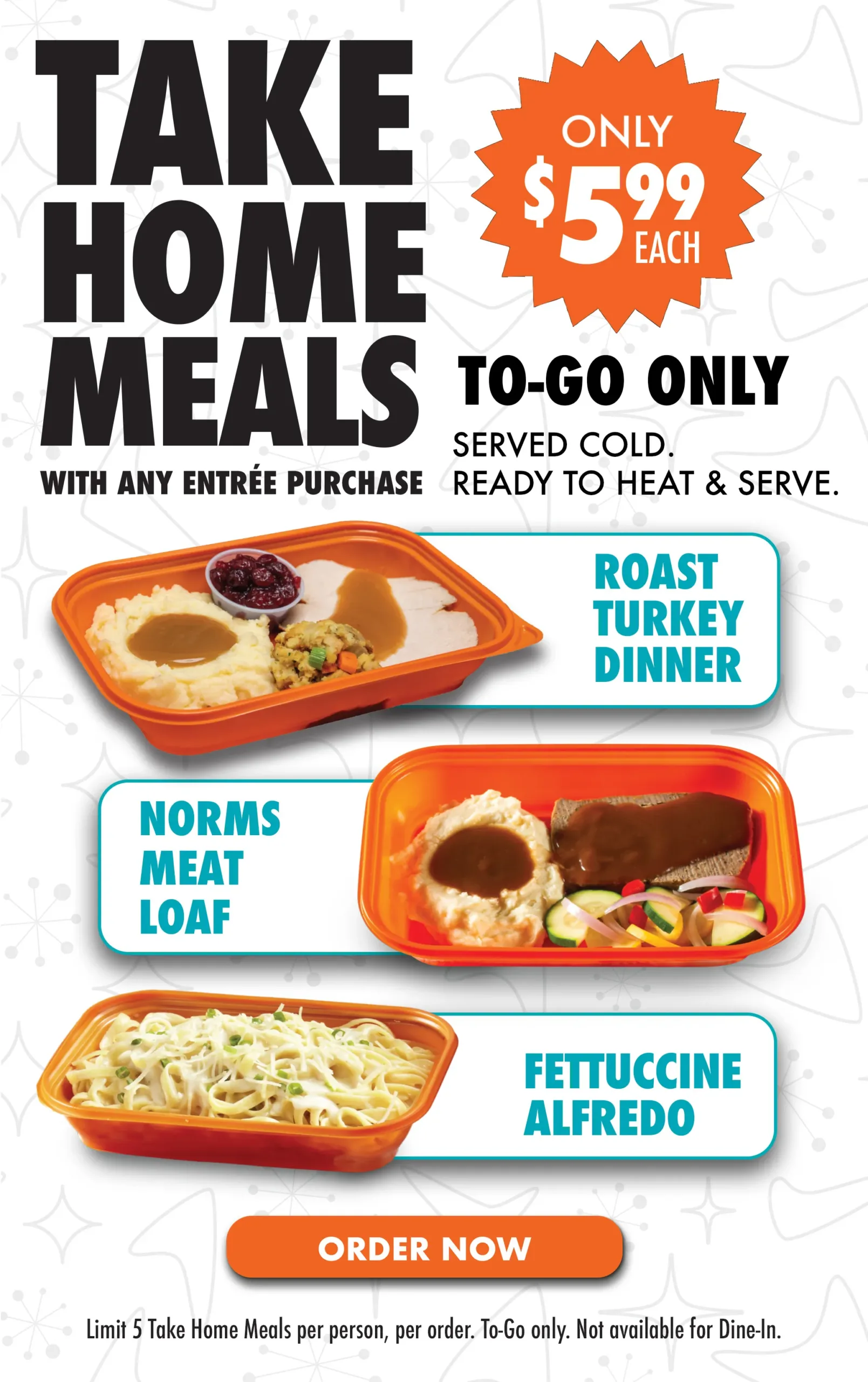 Take Home Meals